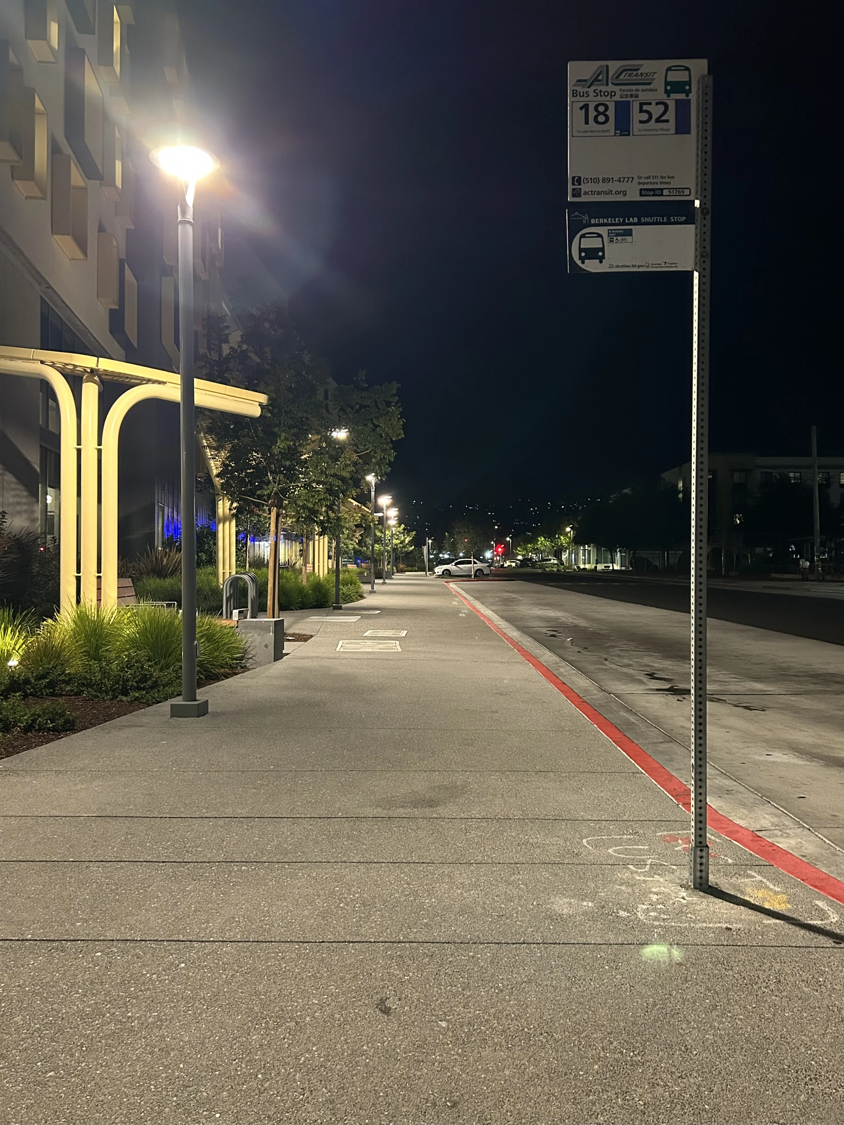 Wide view after walking forward