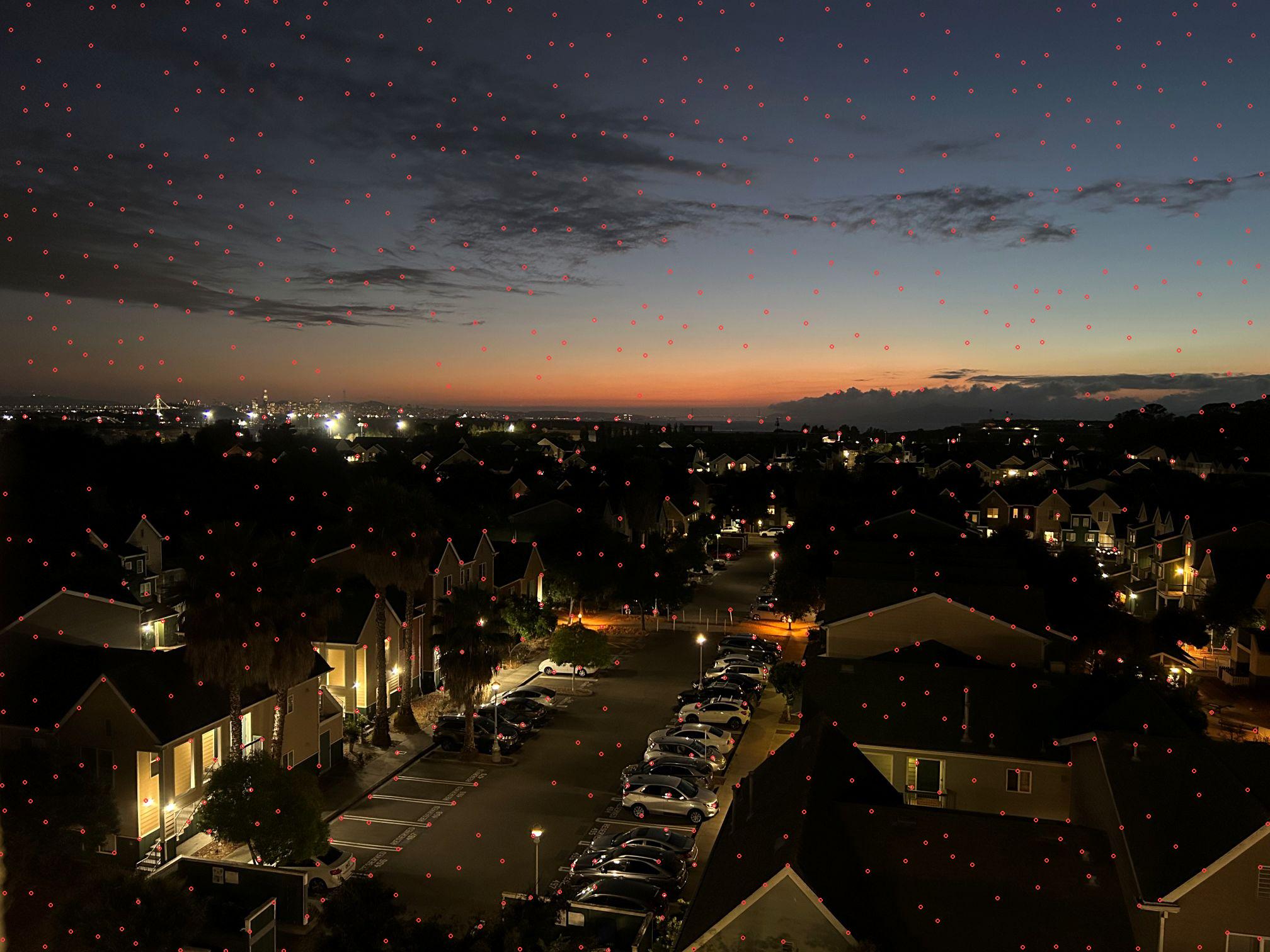 Set 1 – Image A ANMS corners