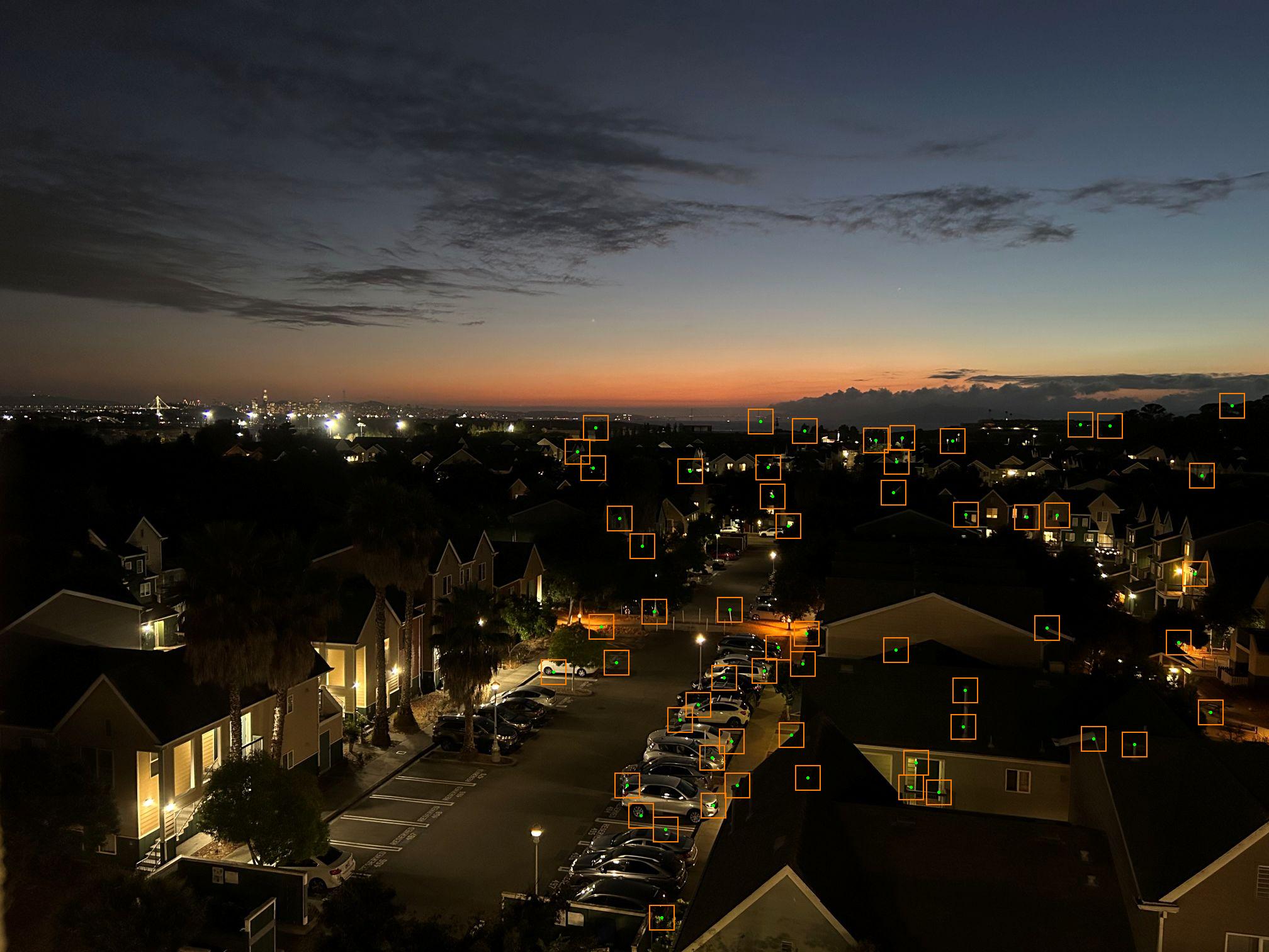 Set 1 – Image A patch boxes + centers