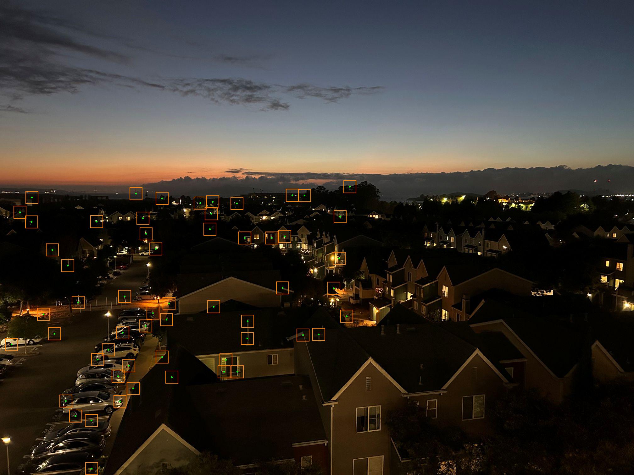 Set 1 – Image B patch boxes + centers