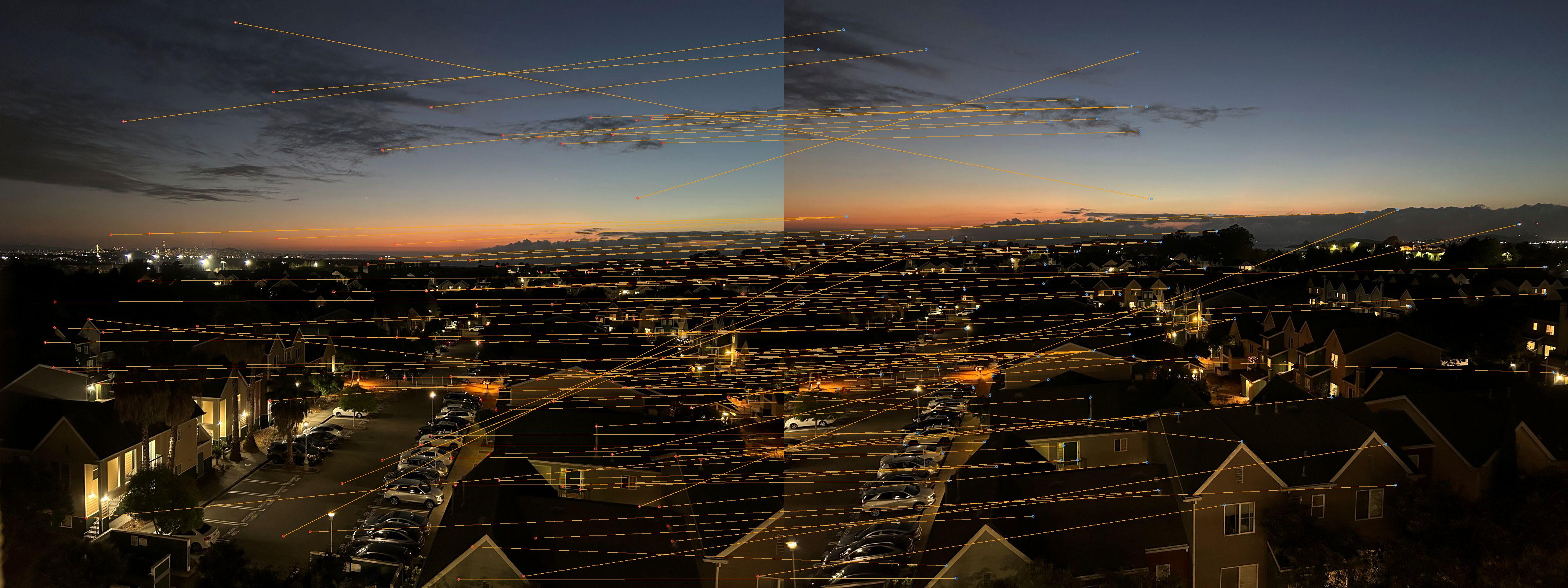 Set 1 – Filtered matches after Lowe ratio test