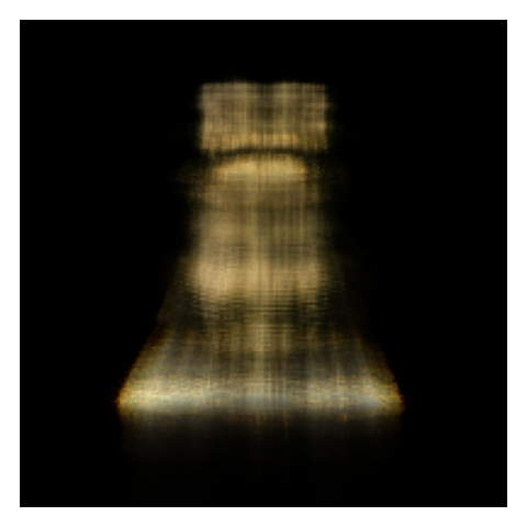 Lego NeRF training iteration 200