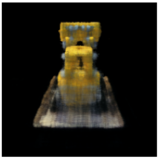 Lego NeRF training iteration 1000